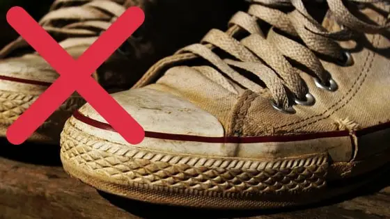 6 style rules you should never break dirty shoes
